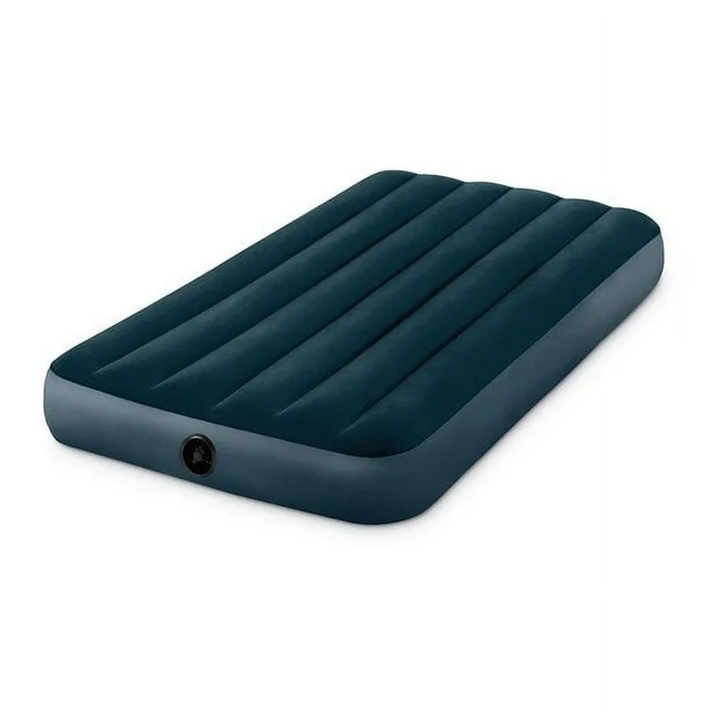 Inflatable Comfort:  Intex 10in Standard Dura-Beam Airbed Mattress – Twin Size, Pump Not Included, Only .88!”