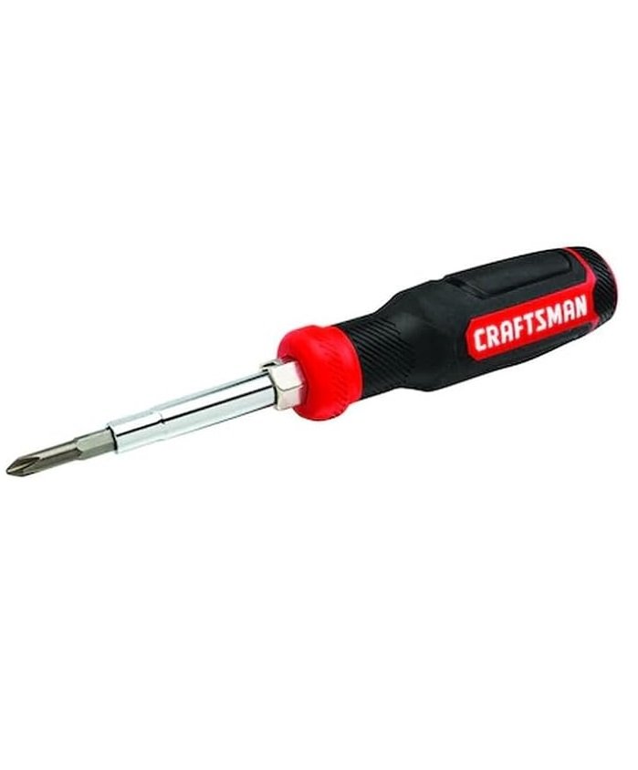 CRAFTSMAN Screwdriver with 6 Multi-Bits, Store Extra Bits in Handle (CMHT68000)