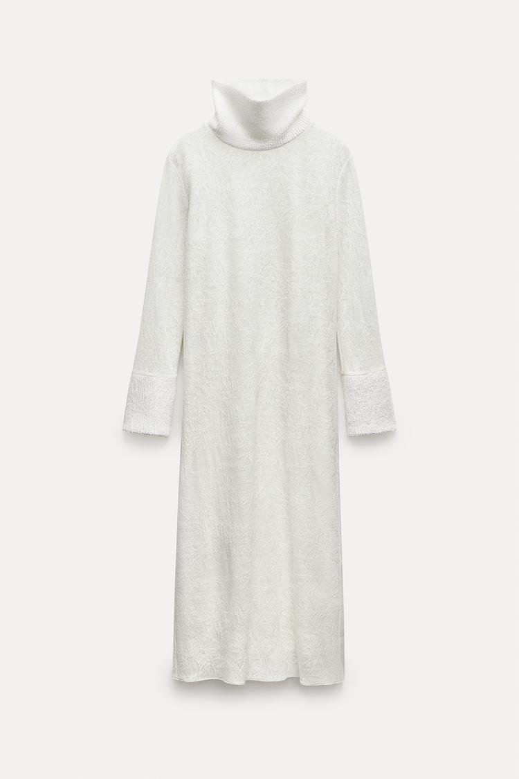 WOOL JACQUARD DRESS ZW COLLECTION