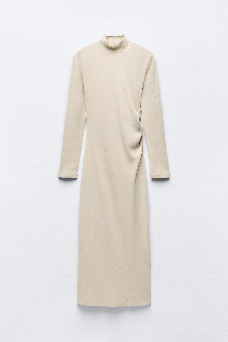 RUCHED SOFT LONG DRESS RUCHED SOFT LONG DRESS